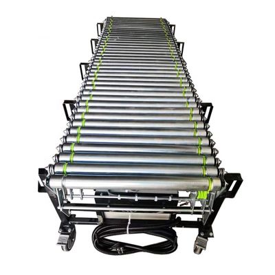 品質  Hotels Factory Price Unloading Artifact Powered Flexible Expandable Roller Conveyor 工場